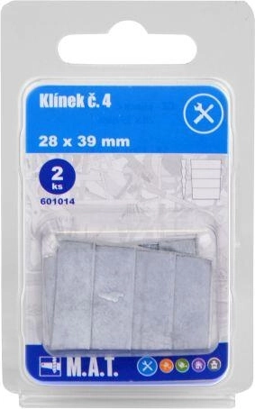 Pene din lemn nr. 4 pentru fixarea coadelor 28 × 39 mm (2 buc.)