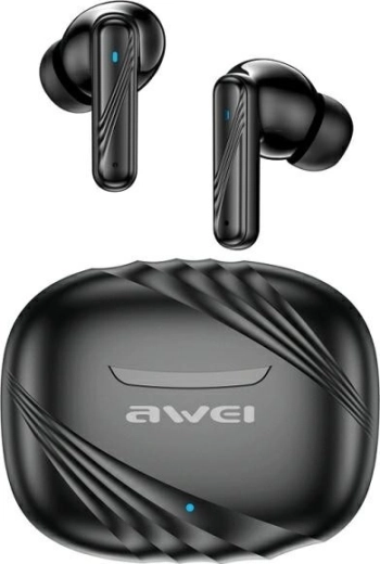 Căști wireless AWEI TA6 TWS cu ANC, negre