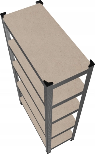 Cinci polițe spațioase din MDF