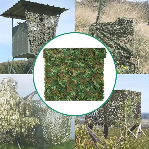Plasă de camuflaj militară moro 2 × 2 m pentru balcon (umbrire) - 1 bucată