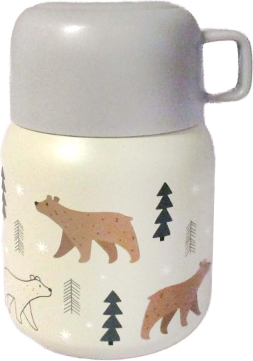 Termos pentru mâncare cu motiv urs 400 ml