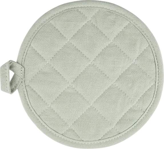 Mănușă de bucătărie, diametru 18 cm, bumbac, verde salvie