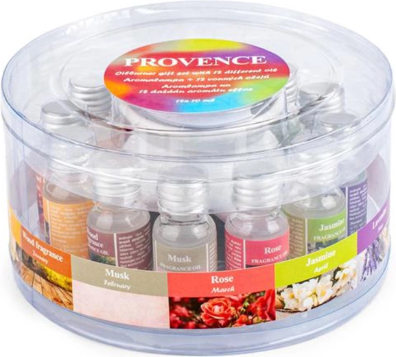 Aromalampă cu 12 uleiuri parfumate Provence 10 ml