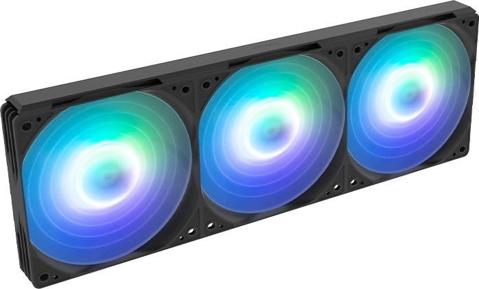 Trei ventilatoare de 120 mm pentru flux optim