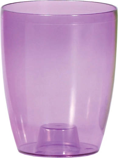 Ghiveci pentru orhidee Coubi Orchid 13 cm, transparent violet