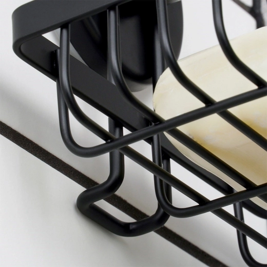 Construcție metalică durabilă în negru mat