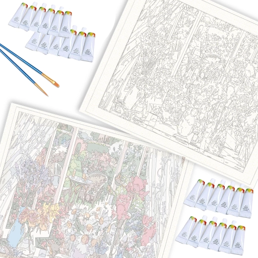 Pânză întinsă pe cadru din lemn