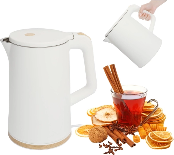 Fierbător electric de călătorie 1,7 l 1500 W alb