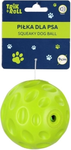 Minge cu scârțâitoare pentru câine verde - 1 bucată