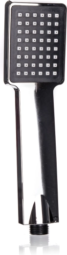 Pară de duș dreptunghiulară îngustă, 1 funcție, crom