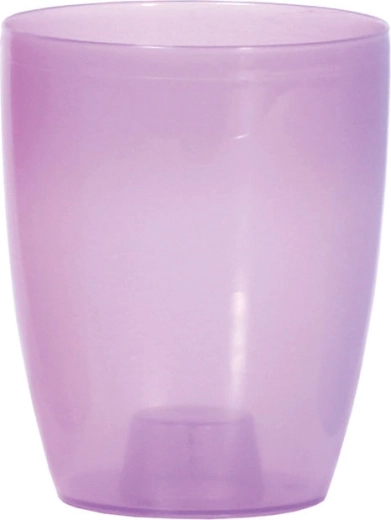 Ghiveci pentru orhidee Coubi Orchid 13 cm, violet mat transparent