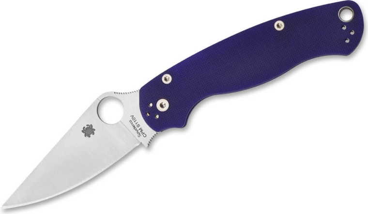 Spyderco Para 3 dark blue briceag pliabil de buzunar 8,7 cm