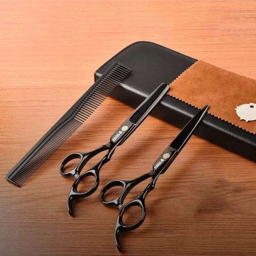 Set complet cu pieptene și etui