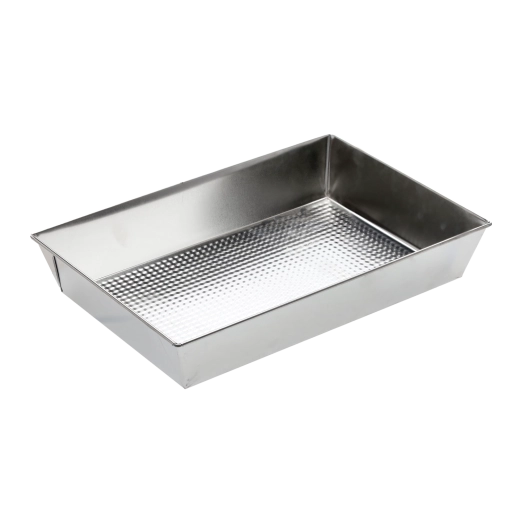 Tavă de copt cu fund texturat 36 × 24,5 × 6 cm, tablă galvanizată