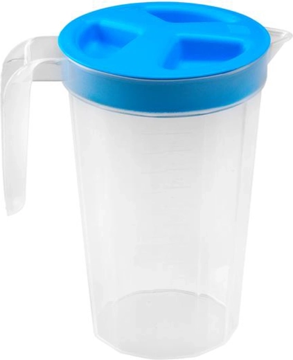 Cană gradată din plastic cu capac 1,1 l