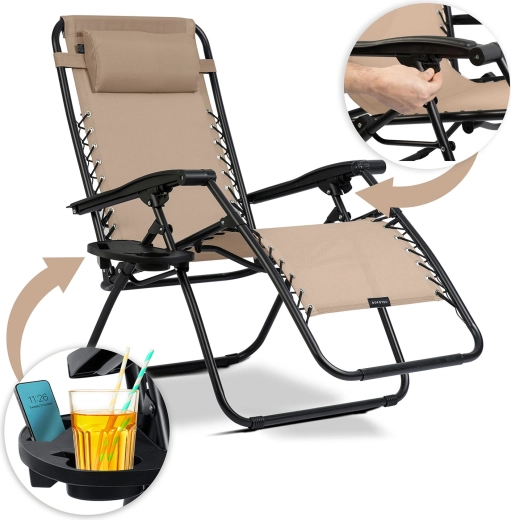 Măsuță laterală pentru băutură și telefon