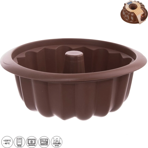 Formă din silicon pentru cozonac Sillinie 26 cm