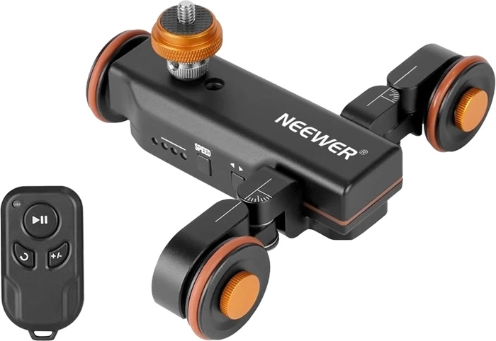 NEEWER DL100 cărucior motorizat cu trei roți pentru cameră, cu telecomandă