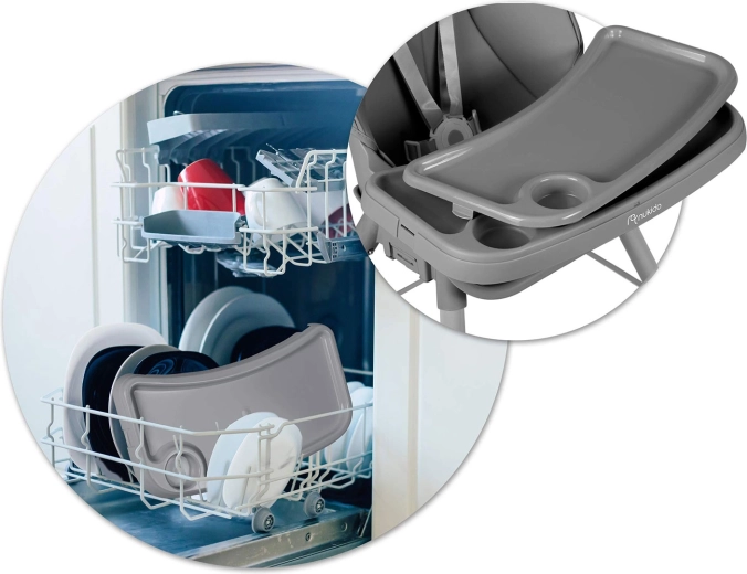 Întreținere ușoară: tăvița la mașina de spălat vase, husa se șterge simplu