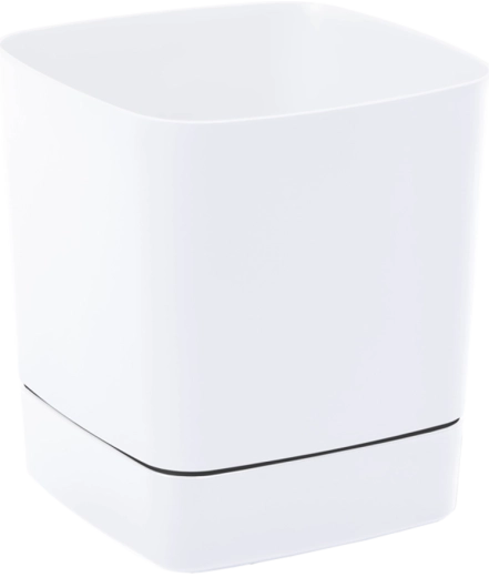 Ghiveci Clima cu suport 160 × 160 mm alb