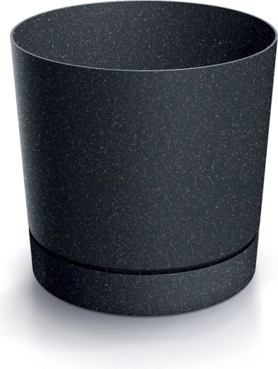 Ghiveci Tubo Eco Wood antracit 19,8 cm