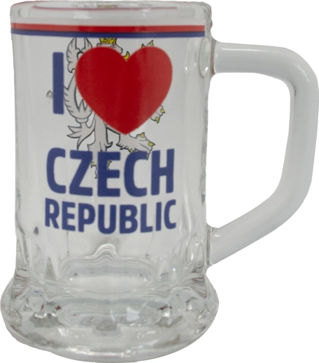 Mini halbă de 40 ml – Republica Cehă Leu