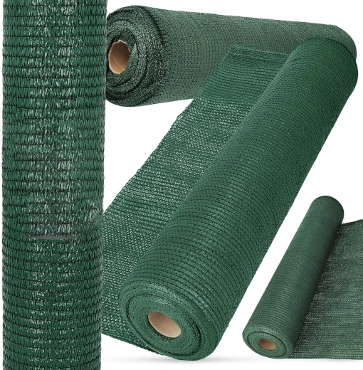 Plasă de umbrire și mascarea pentru gard 1,5 × 50 m, 180 g/m², cu 100 coliere de strângere