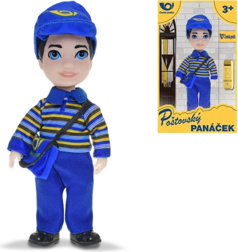 Figurină poștaș – figură curier Poșta Cehă 17 cm