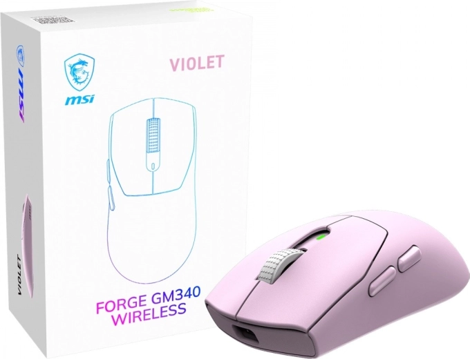 MSI Forge GM340 Wireless violet - 1 buc