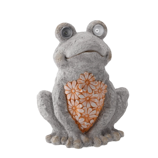 Broască de grădină cu ochi LED CHOMIK