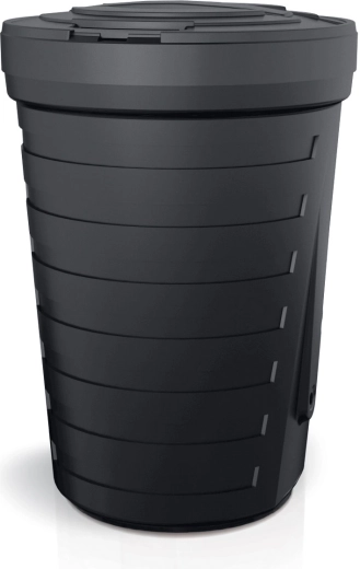 Butoi pentru apă de ploaie Raincan 210 l, negru