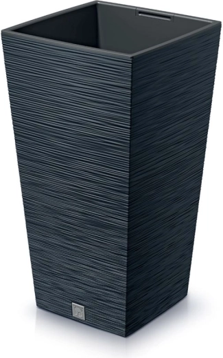 Ghiveci Furu Square antracit 34,5 cm