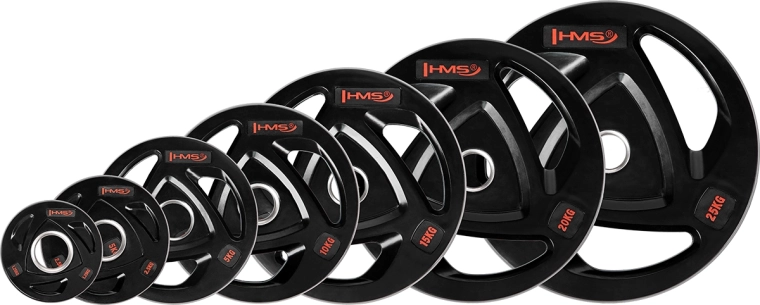 Disc olimpic cauciucat HMS 5 kg cu prize