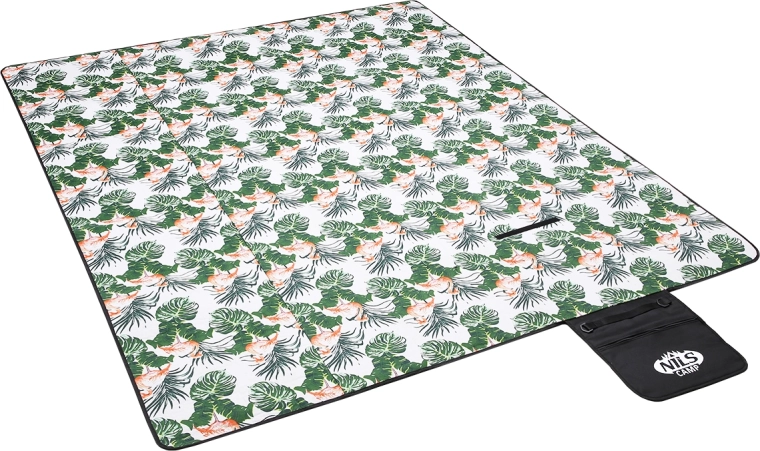 Pătură de picnic NILS CAMP cu folie de aluminiu 200 × 220 cm