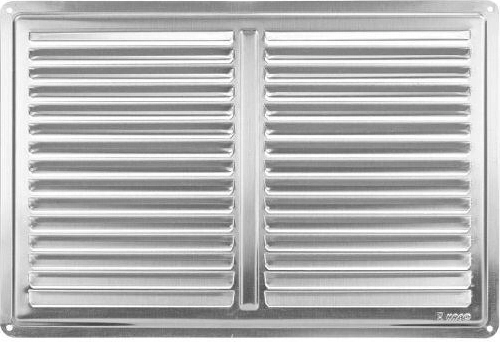 Grilaj de ventilație 300 × 200 mm din oțel inoxidabil