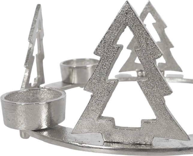 Execuție solidă din aluminiu, culoare argintie