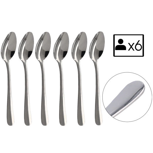 Set de 6 lingurițe pentru ceai Classic