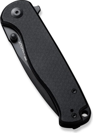 Mâner G10 și clips de buzunar reversibil