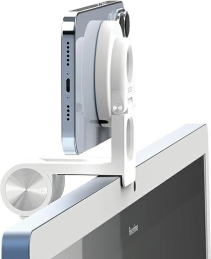 Clește pentru monitor – transformă iPhone‑ul în cameră web