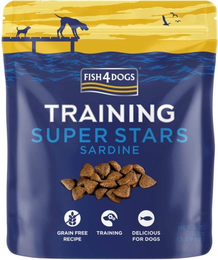 Gustări pentru câini Sardine Training 150 g de la Fish4Dogs
