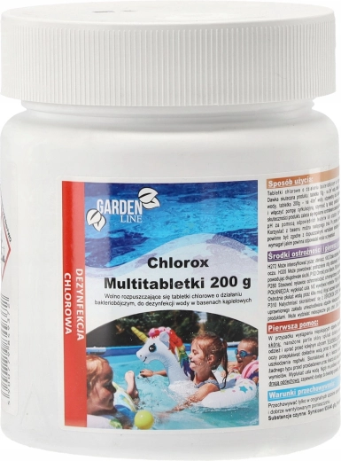 Multitablete cu clor pentru piscină CHLOROX 200 g, pachet 0,4 kg