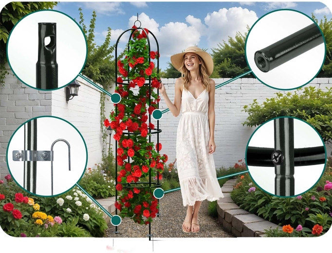 Structură metalică rezistentă cu vopsea pulbere