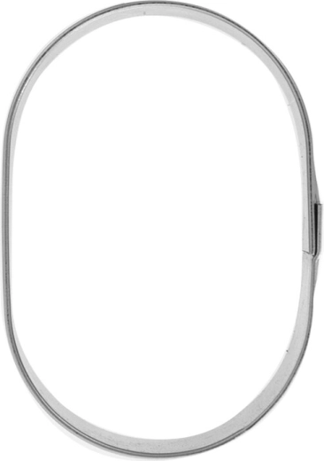 Formă de decupare din inox – oval