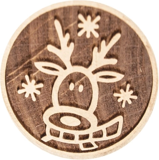 Motiv de ren fin și detaliat