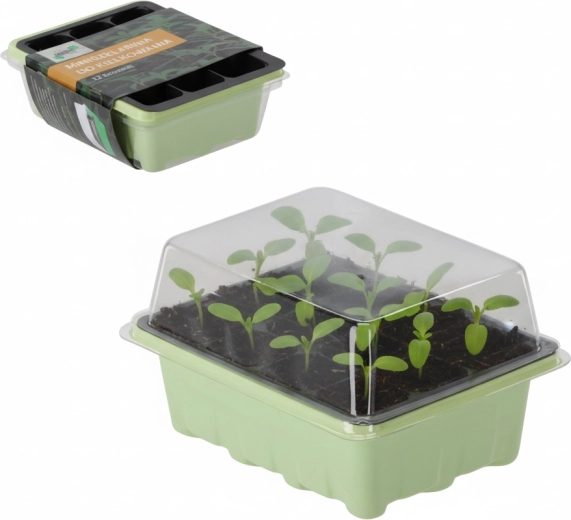 Mini seră pentru germinare – 12 celule