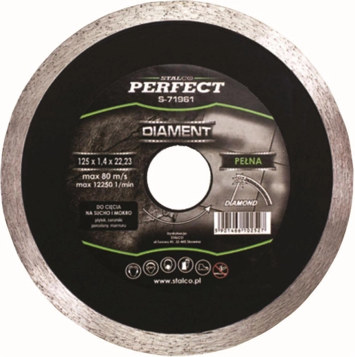 Discuri diamantate 115 mm cu margine continuă STALCO