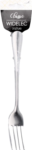 Set de 3 furculițe Classic din oțel inoxidabil