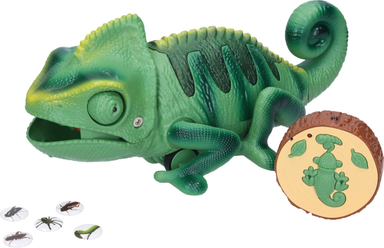 Cameleon cu telecomandă și efecte luminoase, 28 cm