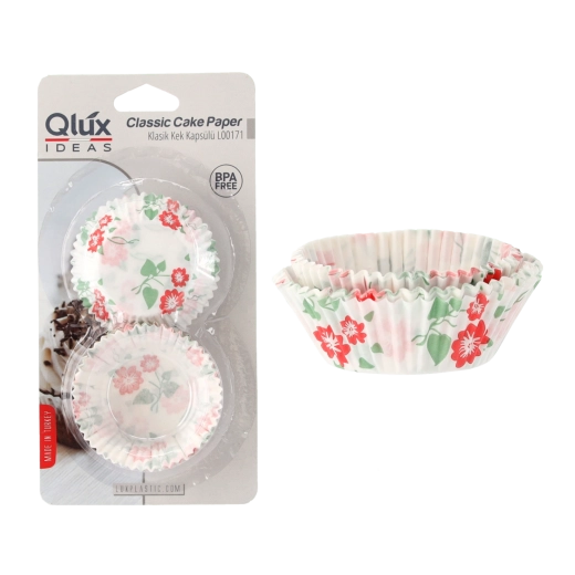 Set de 80 forme din hârtie 65 mm pentru brioșe și cupcakes