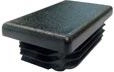 Dop rectangular 50 × 30 mm din LDPE, negru (10 buc.)